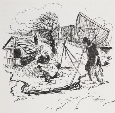Il pescatore e sua moglie da Arthur Rackham