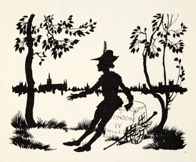 Turn again Whittington, tre volte sindaco di Londra, da The Arthur Rackham Fairy Book, pub. 1933 da Arthur Rackham