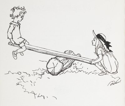 Due bambini su un