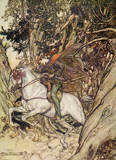 Undine di Friedrich de la Motte Fouqué da Arthur Rackham