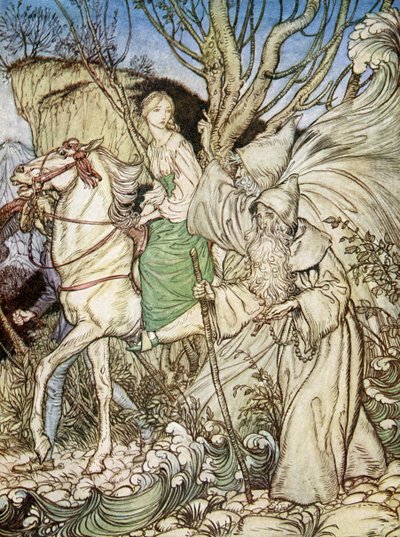 Undine di Friedrich de la Motte Fouqué da Arthur Rackham