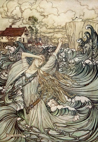 Undine di Friedrich de la Motte Fouqué da Arthur Rackham