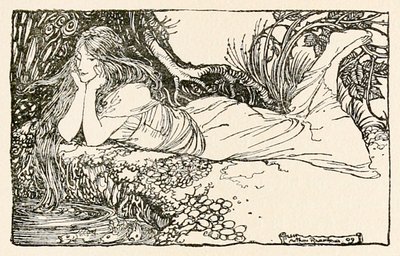 Undine che guarda nell