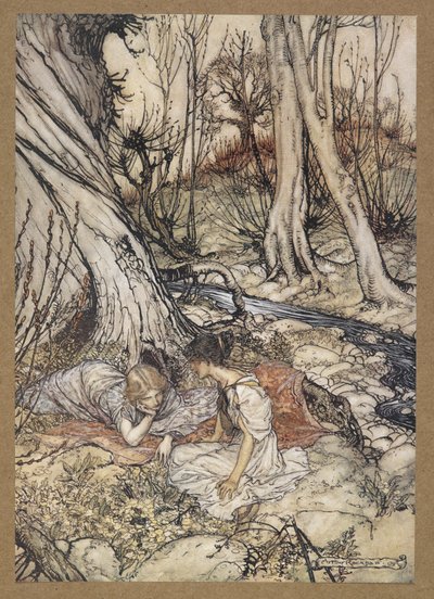 ... Dove spesso tu ed io sui boccioli di primula finti ci sdraiavamo, svuotando i nostri petti dei loro dolci consigli