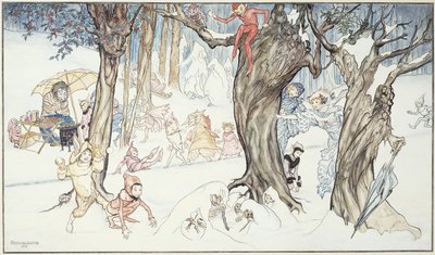 Divertimento invernale, 1924 da Arthur Rackham