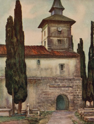 Paese Basco: Chiesa a Itxassou da Arthur Romilly Fedden