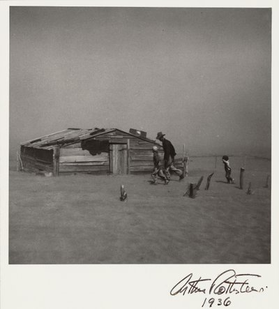 [Paesaggio con casa] da Arthur Rothstein