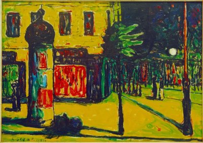 Veduta di strada a Berlino da Arthur Segal