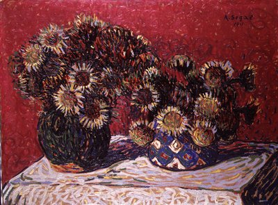 Due vasi di fiori da Arthur Segal