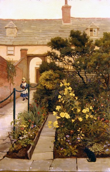 Cottage al tramonto da Arthur Temple Felix Clay