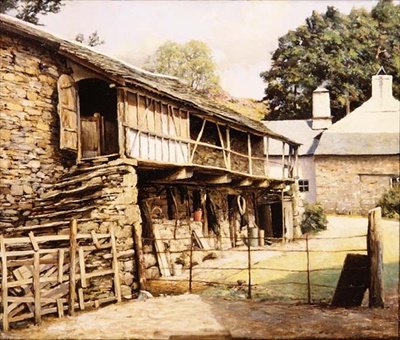 Fattoria Yew Tree vicino a Coniston, Lancashire da Arthur Vivian Couling