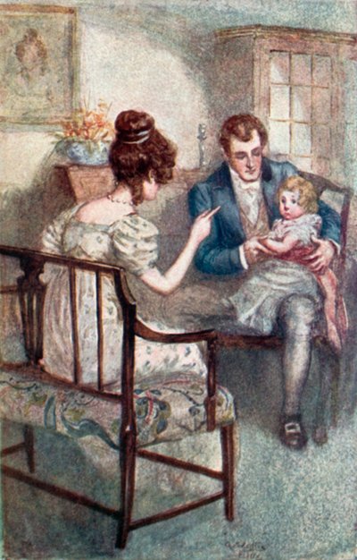 Illustrazione per Emma di Jane Austen da Arthur Wallis Mills