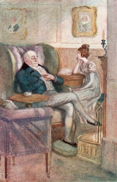 Illustrazione per Emma di Jane Austen da Arthur Wallis Mills