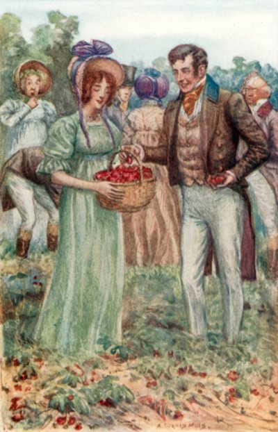 Illustrazione per Emma di Jane Austen da Arthur Wallis Mills