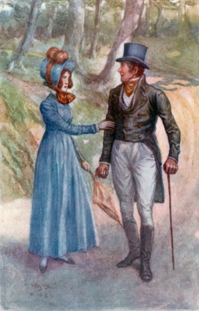 Illustrazione per Emma di Jane Austen da Arthur Wallis Mills