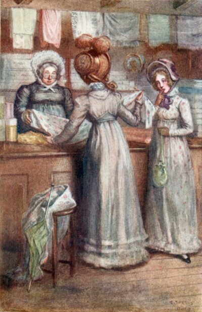 Illustrazione per Emma di Jane Austen da Arthur Wallis Mills