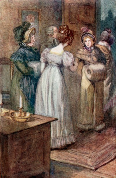 Illustrazione per Emma di Jane Austen da Arthur Wallis Mills