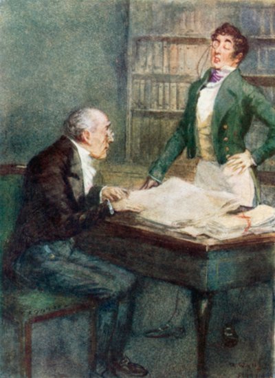 Illustrazione per Persuasione di Jane Austen da Arthur Wallis Mills