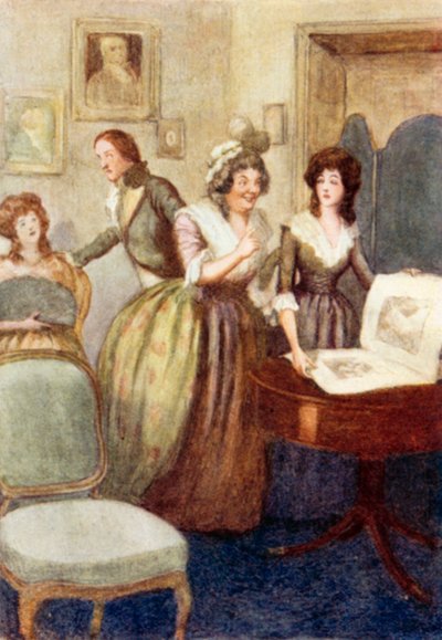 Illustrazione per Orgoglio e pregiudizio di Jane Austen da Arthur Wallis Mills