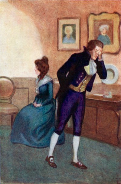 Illustrazione per Ragione e Sentimento di Jane Austen da Arthur Wallis Mills
