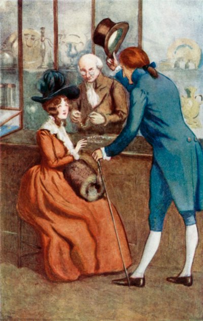 Illustrazione per Ragione e Sentimento di Jane Austen da Arthur Wallis Mills