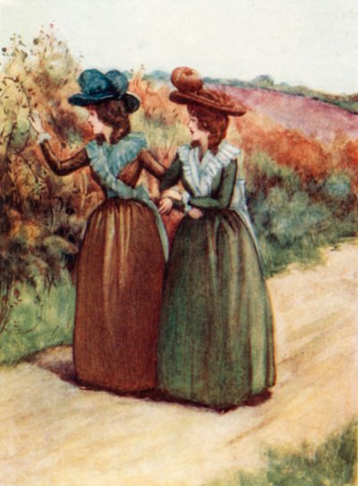 Illustrazione per Ragione e sentimento di Jane Austen da Arthur Wallis Mills