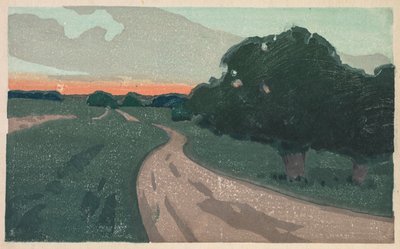 La lunga strada o Strada Argilla, c. 1898 da Arthur Wesley Dow