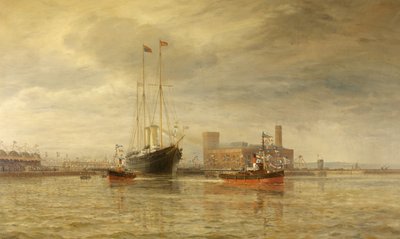 Inaugurazione del Royal Edward Dock, Avonmouth, 9 luglio da Arthur Wilde Parsons