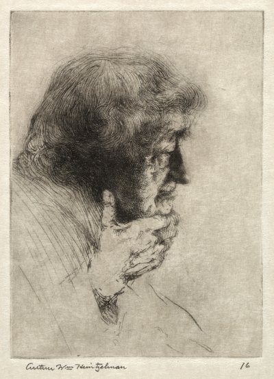 Vecchio che pensa da Arthur William Heintzelman