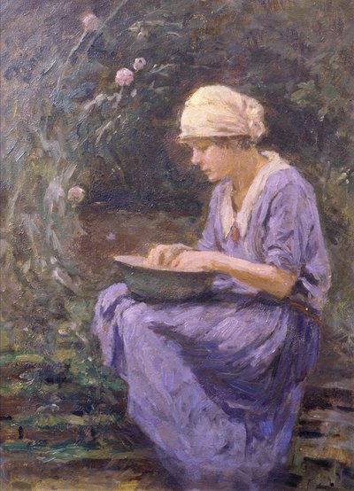 Ragazza al lavoro da Arthur Winter Shaw