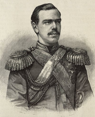 Alessandro III di Russia, zar di Russia (incisione) da Artist Unknown