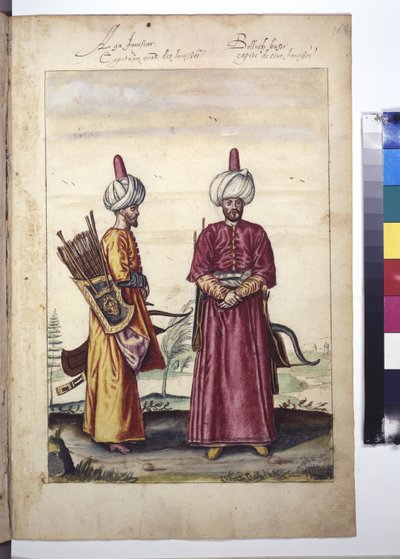 Aga Janissar e Bolluch Bassi da Artist Unknown
