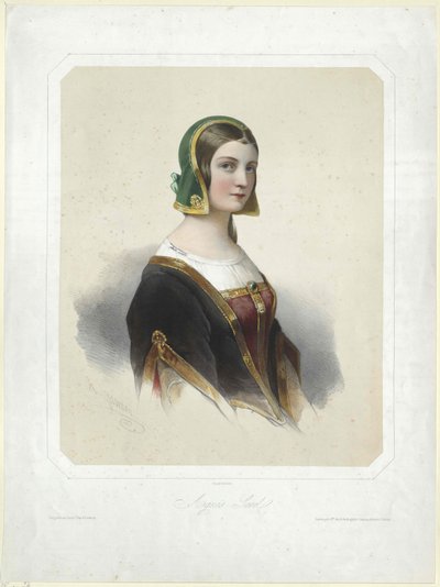 Agnes Sorel (stampa) da Artist Unknown