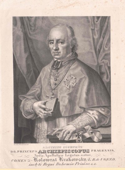 Aloysius Joseph conte Kolovrat Krakowski da Artist Unknown