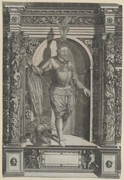 Andreas baron devil su Guntersdorf e Bockfliess da Artist Unknown