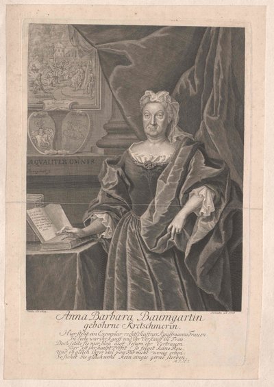 Anna Barbara Kretschmer da Artist Unknown