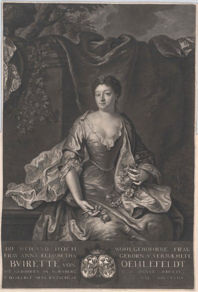 Anna Elisabeth Buirette-Oehlefeld da Artist Unknown