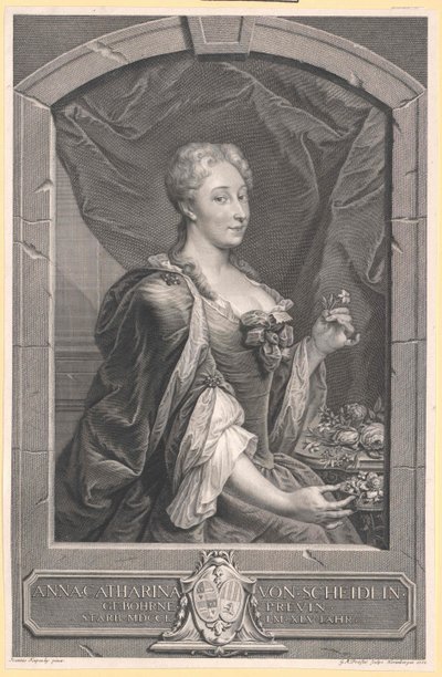 Anna Katharina von Scheidlin da Artist Unknown