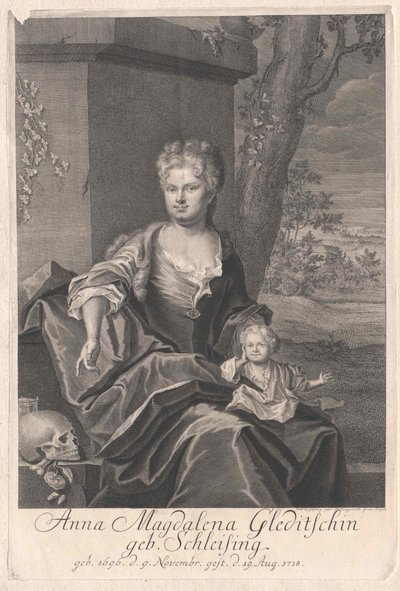 Anna Magdalene Schleising da Artist Unknown