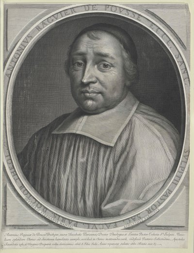 Antoine Raguier de Pouss? (stampa) da Artist Unknown