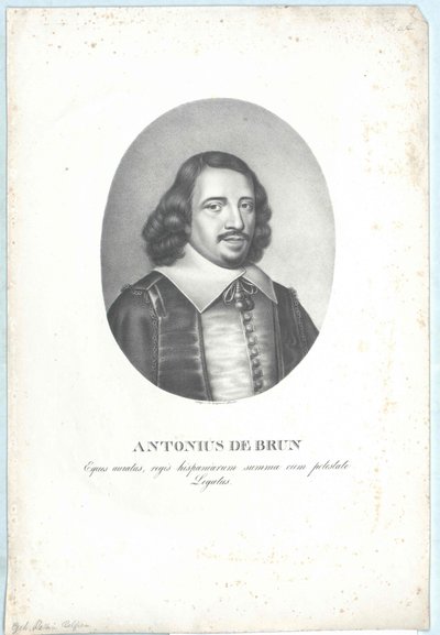 Antoine de Brun (stampa) da Artist Unknown