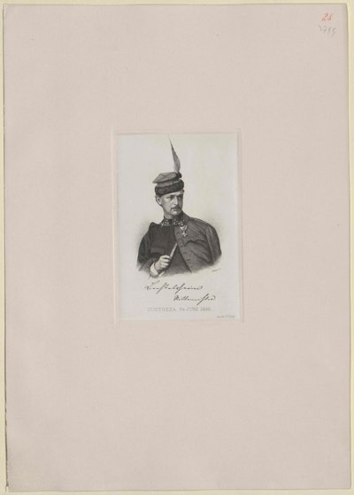 Anton Barone Bechtolsheim-Mauchenheim (stampa) da Artist Unknown