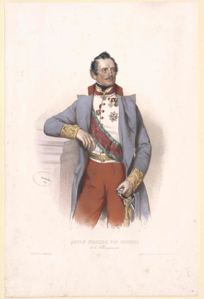 Anton barone Puchner da Artist Unknown
