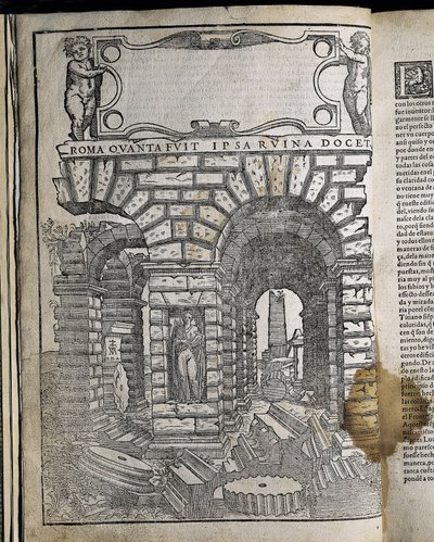 Architettura e prospettiva - SERLIO, Sebastiano (1475-1554). Architetto manierista italiano, che faceva parte del team italiano che costruiva il Palazzo di Fontainebleau. Tutte opere di architettura e prospettiva. SPAGNA. CASTIGLIA E LEON. Salamanca. Salam da Artist Unknown