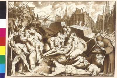 Durante il primo assedio turco il conte Niklas salmone viene mortalmente colpito durante il Kaerntnertor (Porta della Carinzia) da Artist Unknown