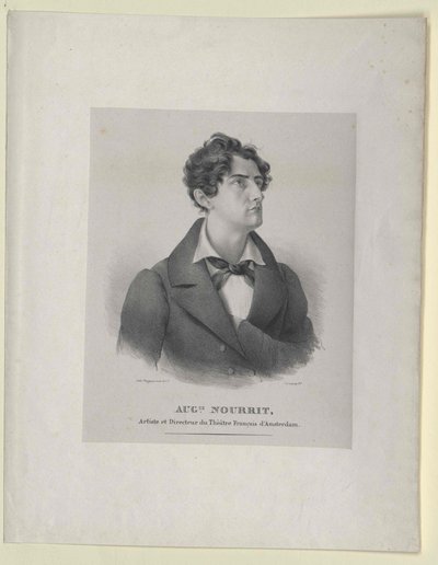 Auguste Nourrit (stampa) da Artist Unknown