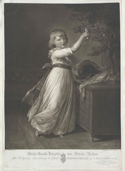 Auguste principessa Anhalt-Dessau da Artist Unknown