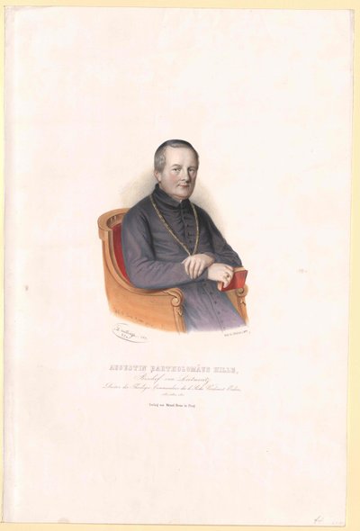 Augustin Bartholomew Hille da Artist Unknown