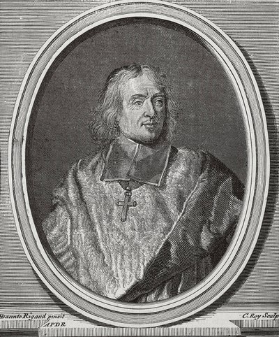 BOSSUET, Jacques-Benigne (1627-1704). Teologo e vescovo inglese. Ritratto copiato dall