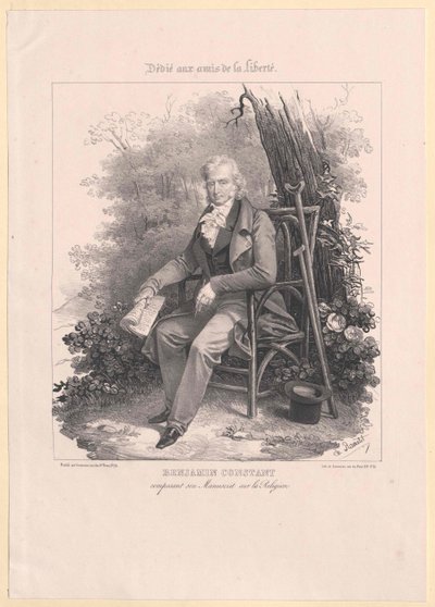 Benjamin Constant de Rebecque da Artist Unknown